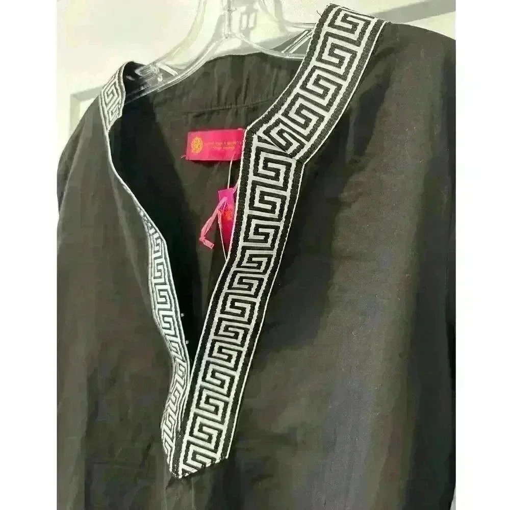 The Macbeth Collection NWT by Margaret Josephs Women’s V-Neck Swim Top Cover-Up - Picture 5 of 9